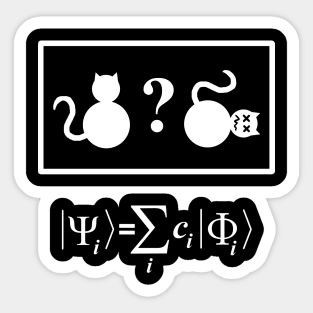 Schroedingers Cat Sticker